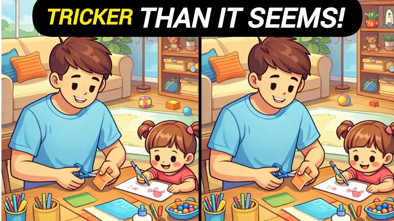 Spot The Difference | Brain Teaser | Easy Going Fun That Still Works Your Brain #8 #viral 