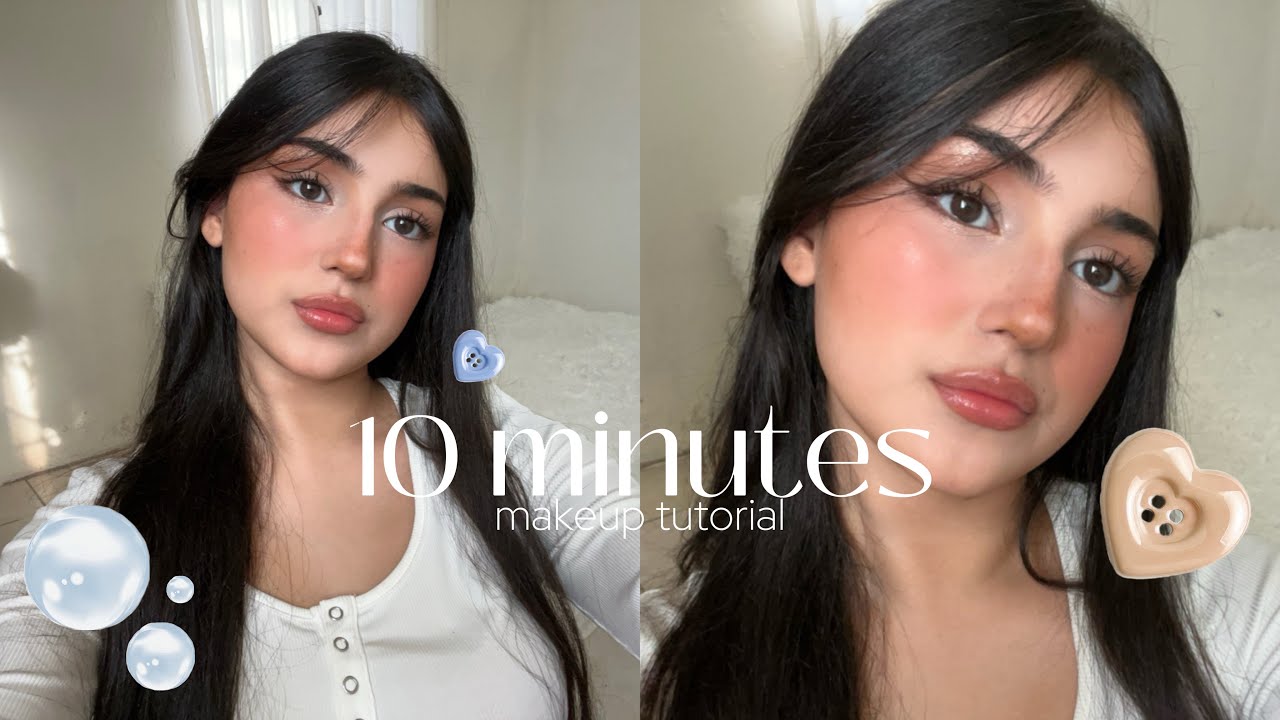 10 minutes makeup tutorial🫧 explicado detalladamente 