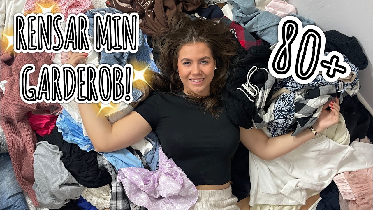 STOR RENSAR MIN GARDEROB! 80+
