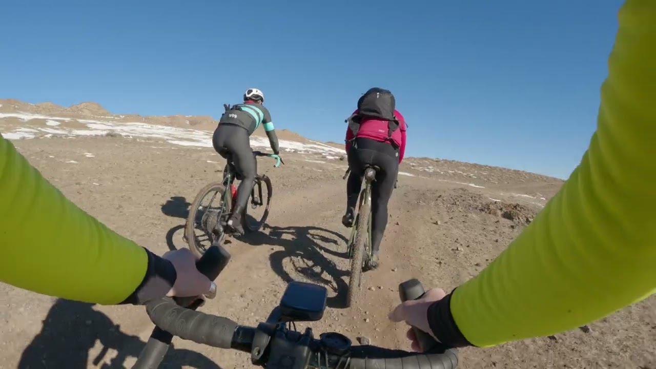 Winter gravel in Boguty mountains - RAW Footage