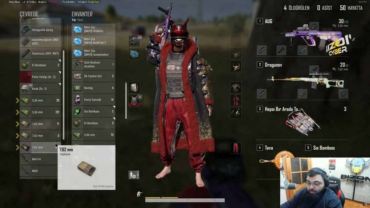 AUG ilə Erangeldə şou - Pubg
