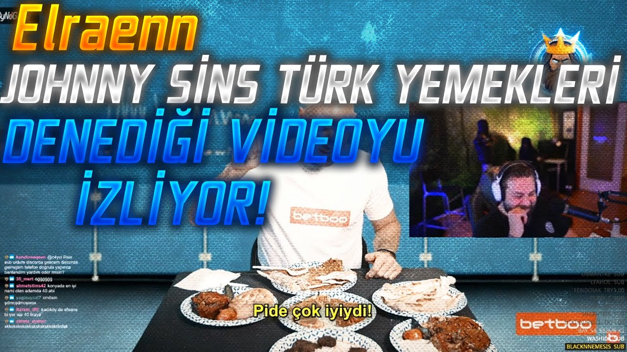 Elraenn - Johnny Sins Türk Yemekleri Deniyor İzliyor!