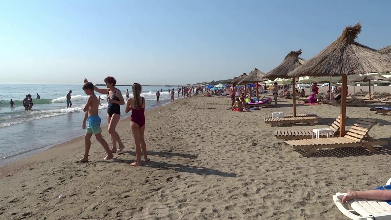 Eforie Sud - plimbare pe plajă