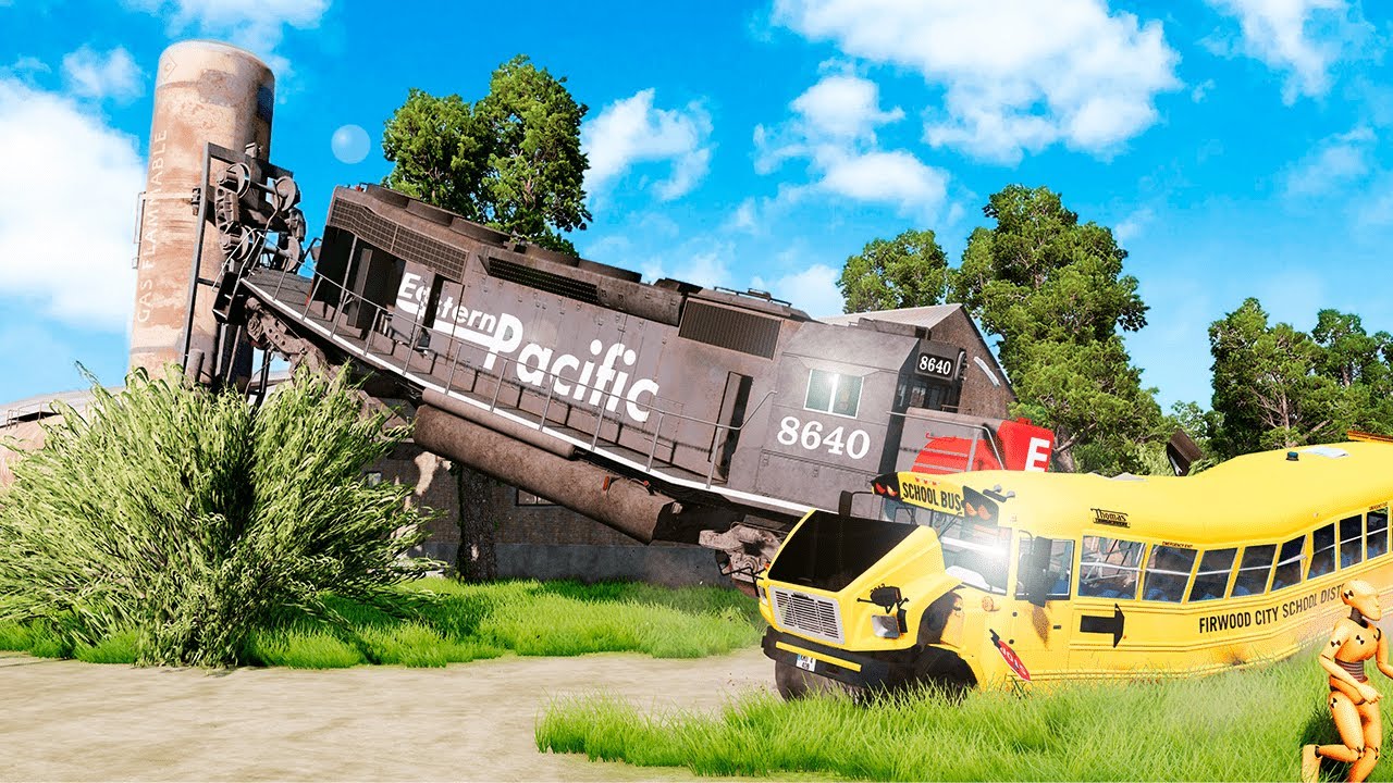 Train Accidents 4 | BeamNG.Drive
