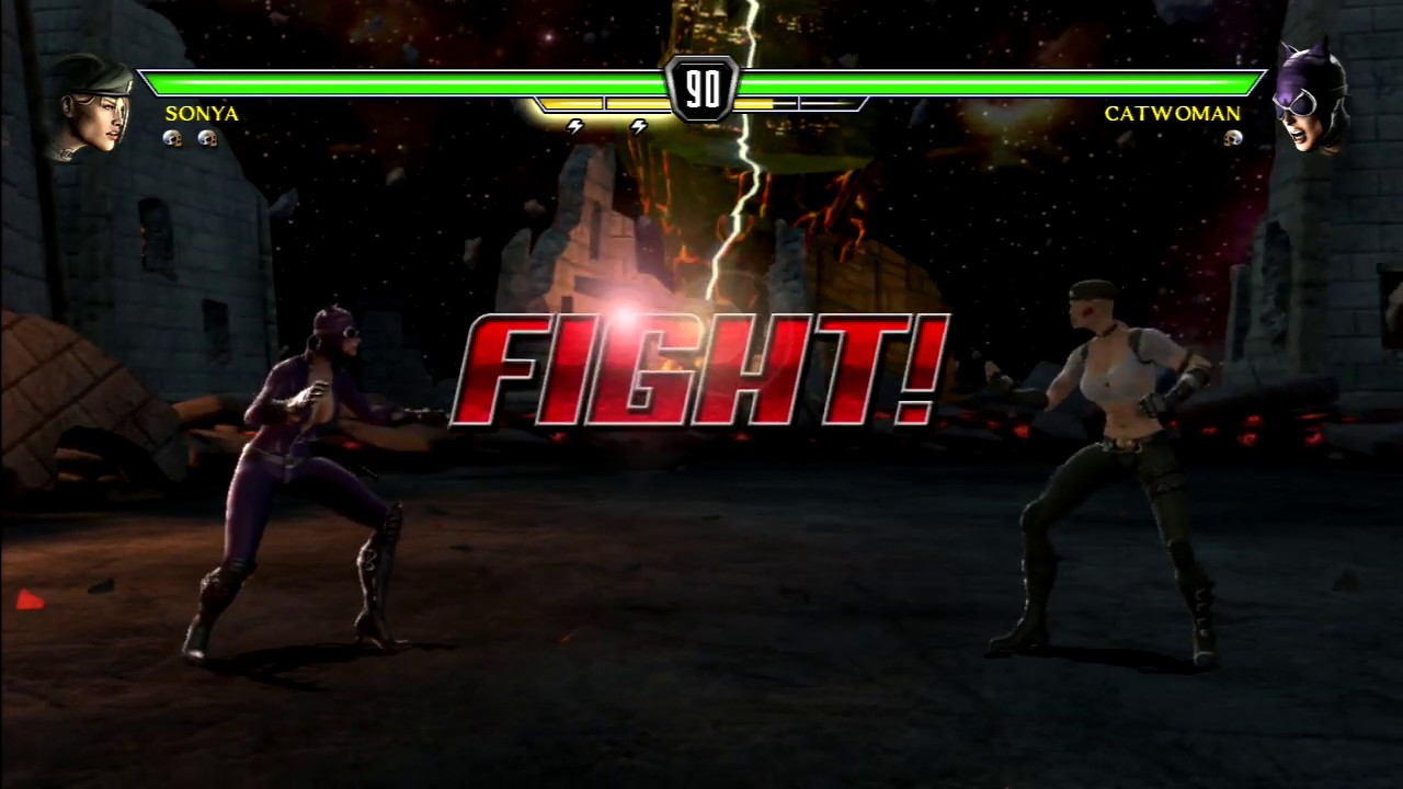 MK VS DC Battles - Sonya VS Catwoman