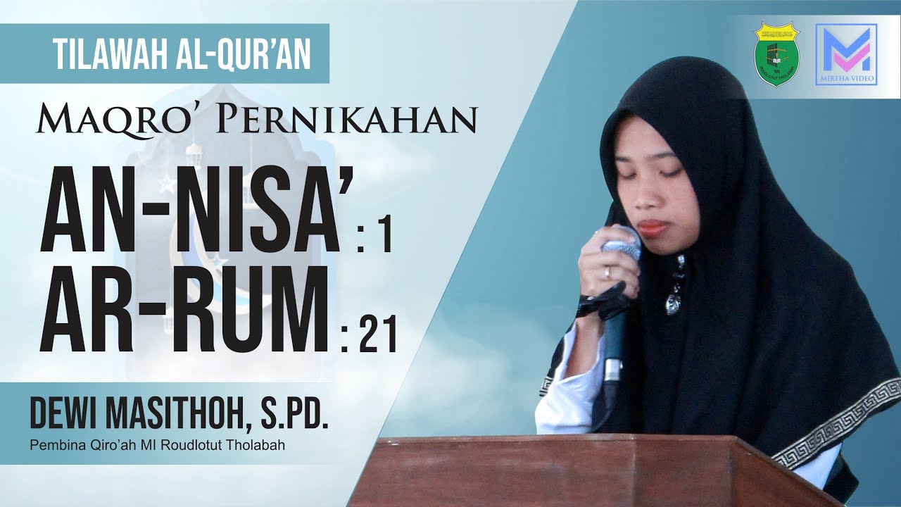 Tilawah Maqro' Pernikahan | Dewi Masithoh, S.Pd