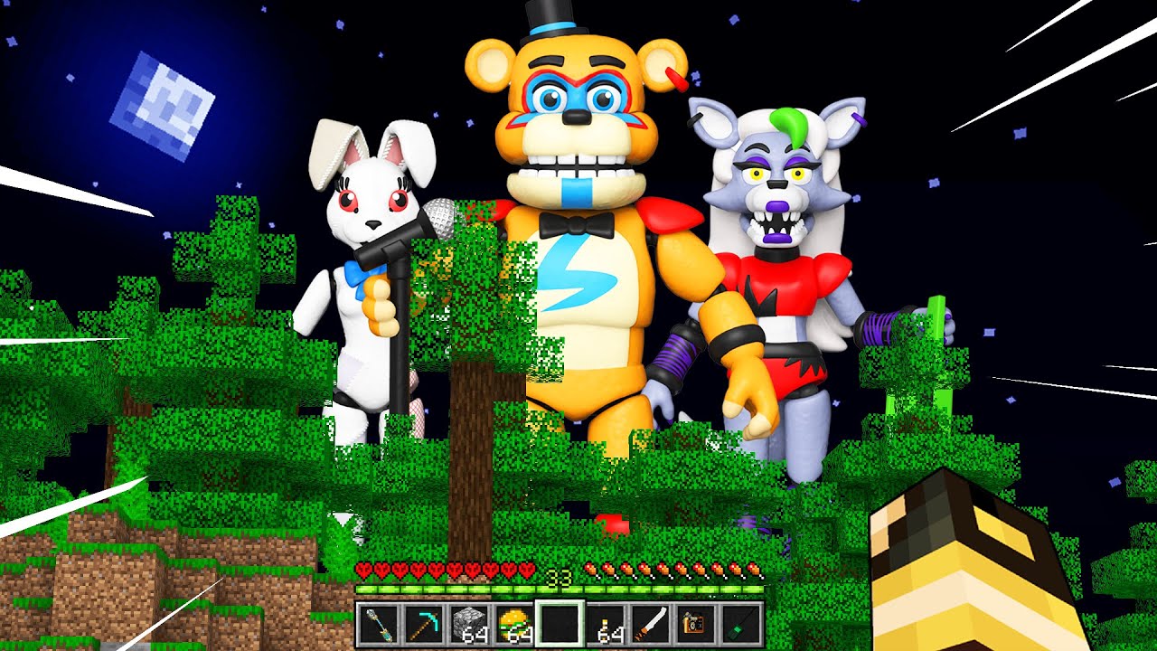 HO INCONTRATO FREDDY GLAMROCK NEL MIO MONDO DI MINECRAFT!!