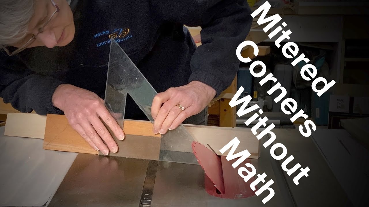 Compound Mitered Corners without Math - Butler's Tray