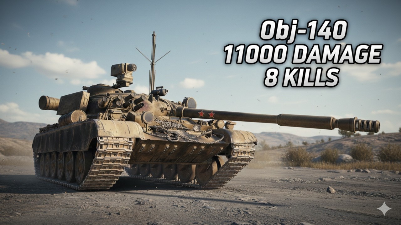 Obj 140 I Sizce Hatayı Nerede Yaptı 8 KİLLS 11K Damage #wot #worldoftanks #танкблиц