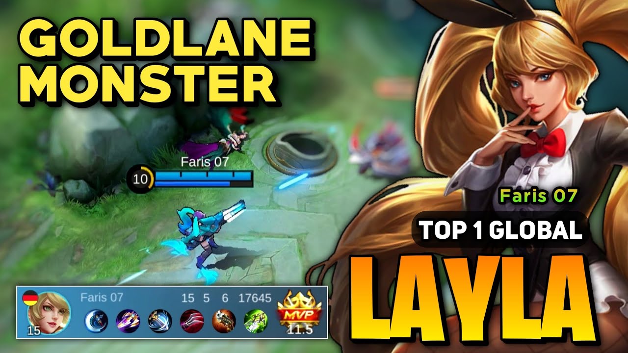 Layla Best Build 2023 [ Layla Top 1 Global Gameplay ] By Faris 07 - Mobile Legends
