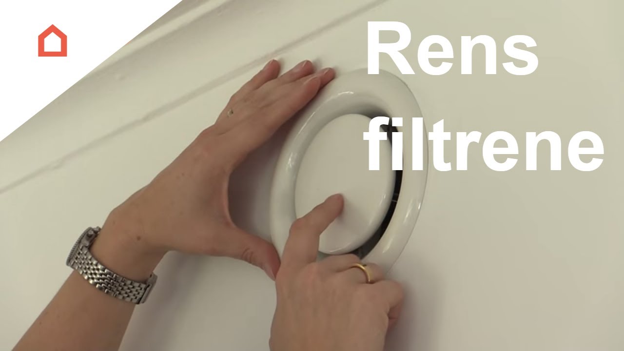 Sådan renser du filtrene i dit ventilationsanlæg