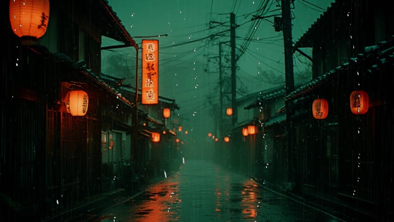 Rain Lofi Hip Hop Beats for Study, Sleep & Focus | 80s & 1990 | Soothing Rain Piano