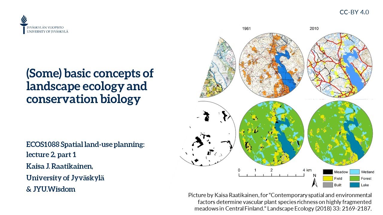 L2, P1: Some basic concepts of landscape ecology and conservation biology