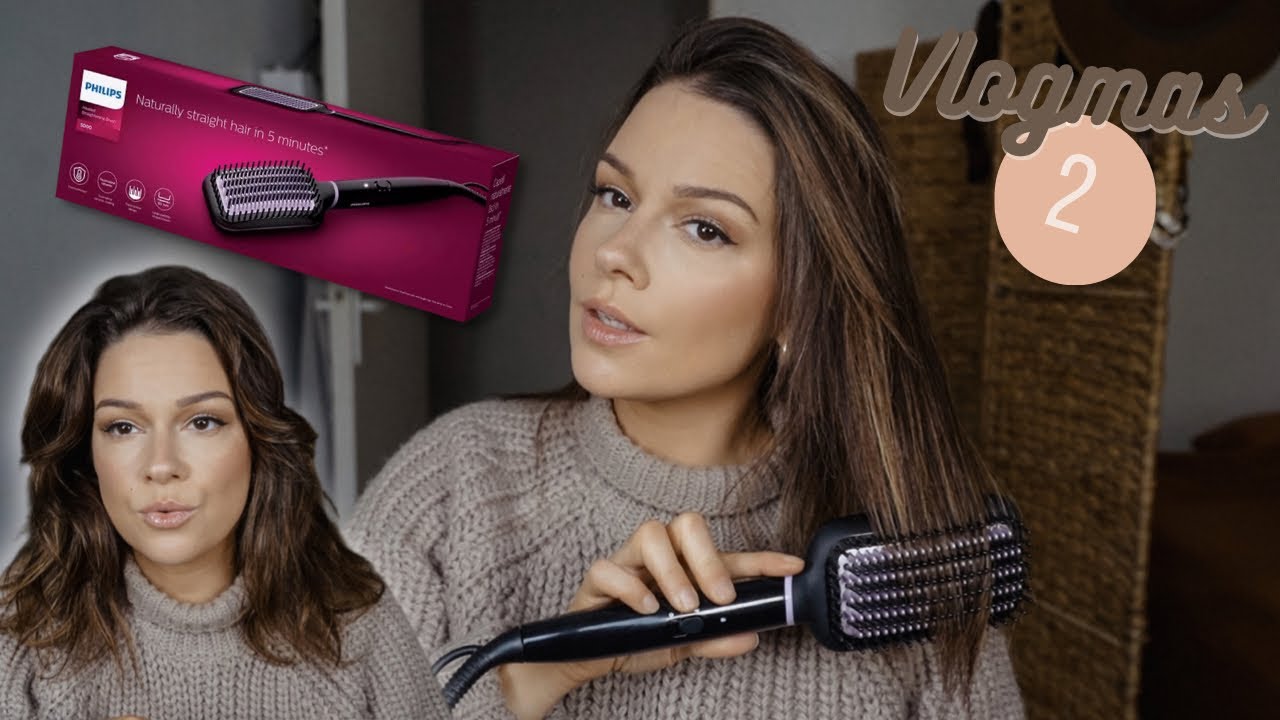 VLOGMAS 2 : Test de la brosse lissante Philips !