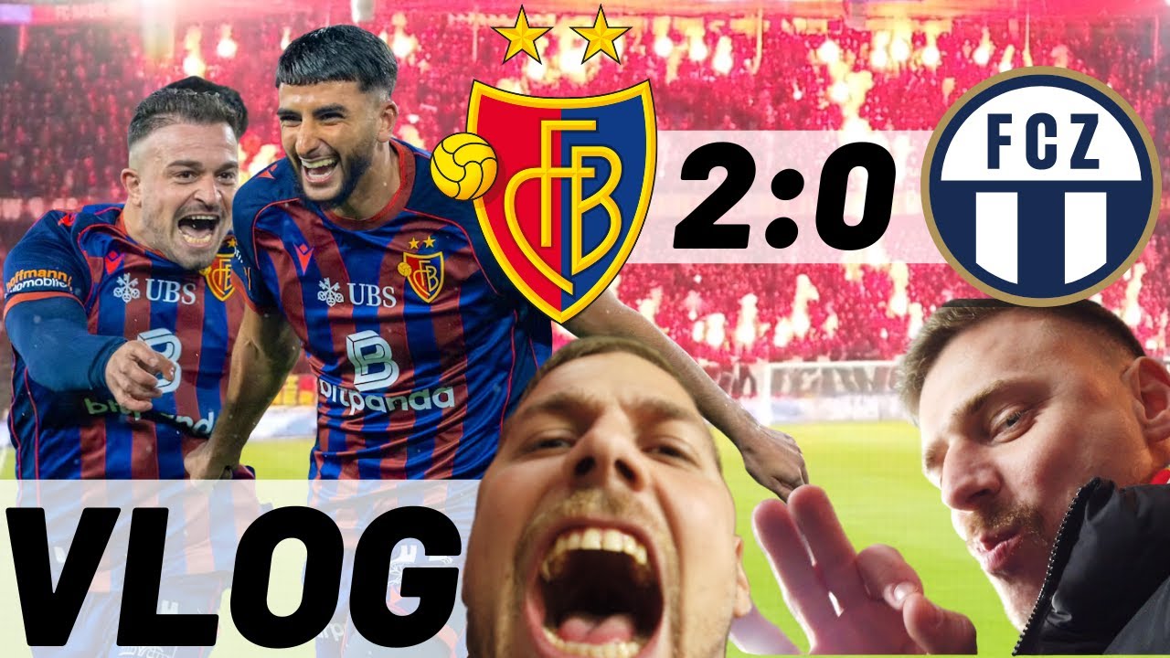 FC Basel vs. FC Zürich - Stadionvlog 🔥 Schweizer El Classico: Fans, Pyros, Atmosphäre ❤️💙