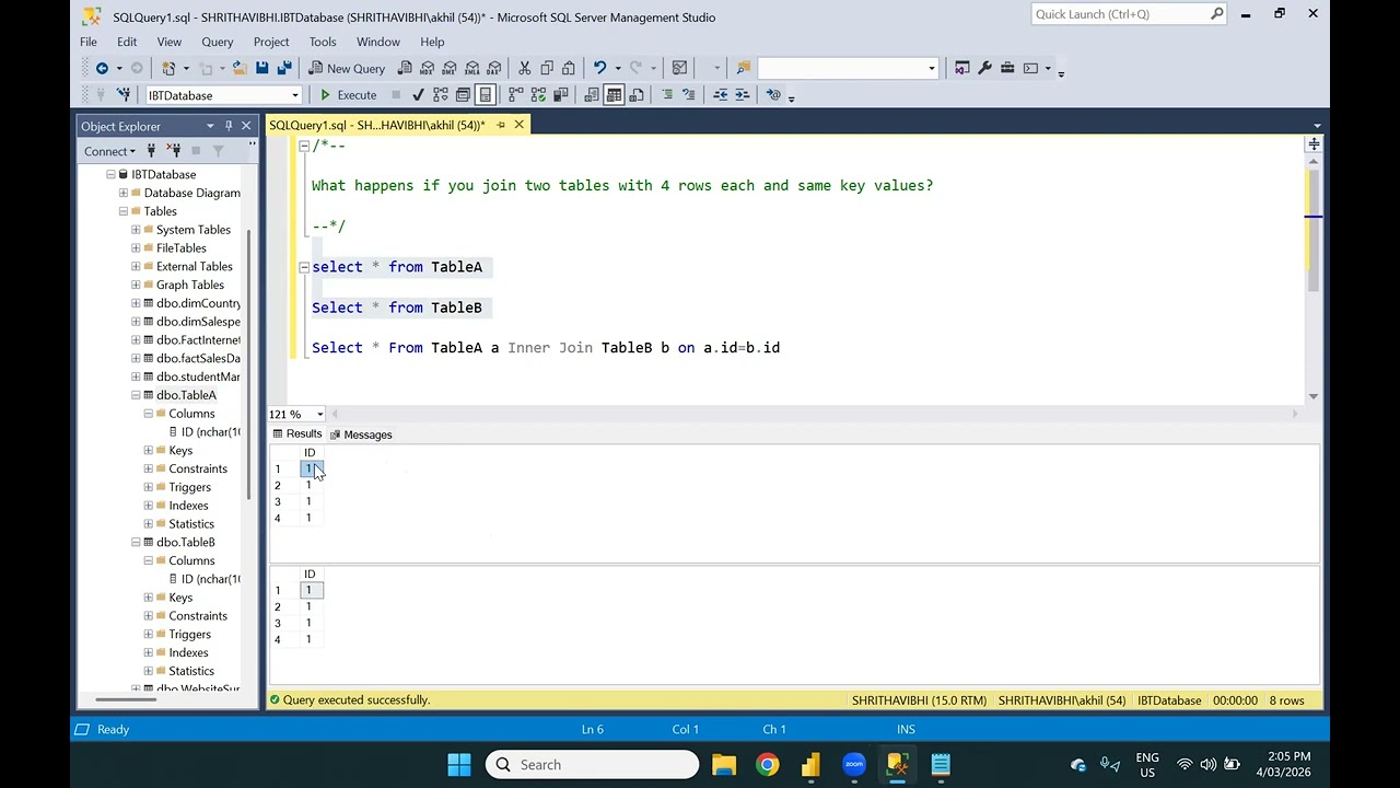 SQL Interview Trap Why 4×4 = 16 in JOIN?||Why Your SQL Join Returns Too Many Rows||Many-to-Many SQL