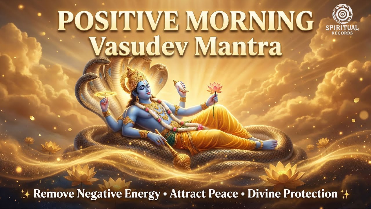 ॐ कृष्णाय वासुदेवाय | Om Krishnaya Vasudevaya ChantingRemove Negative Energy | Calm Mind Meditation