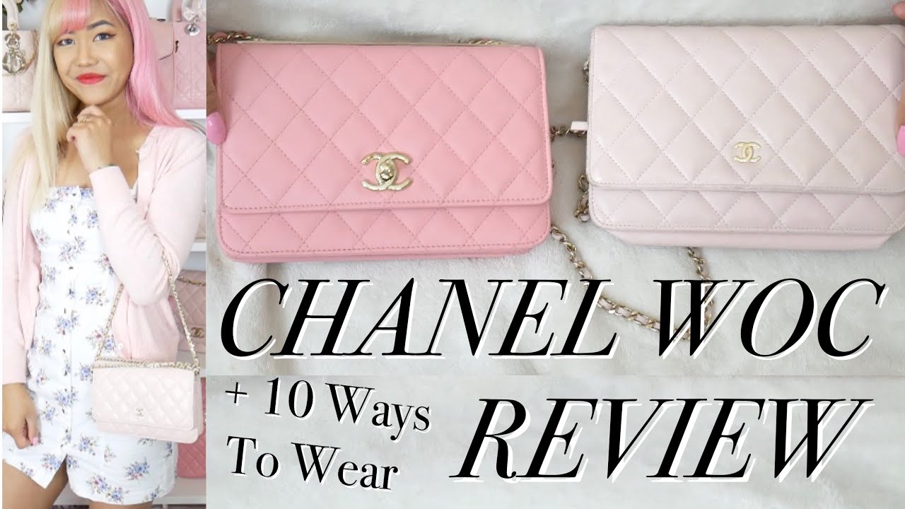 CHANEL WALLET ON CHAIN COMPARISON ♡ Classic VS Trendy CC + 10 Ways to Wear ♡ xsakisaki