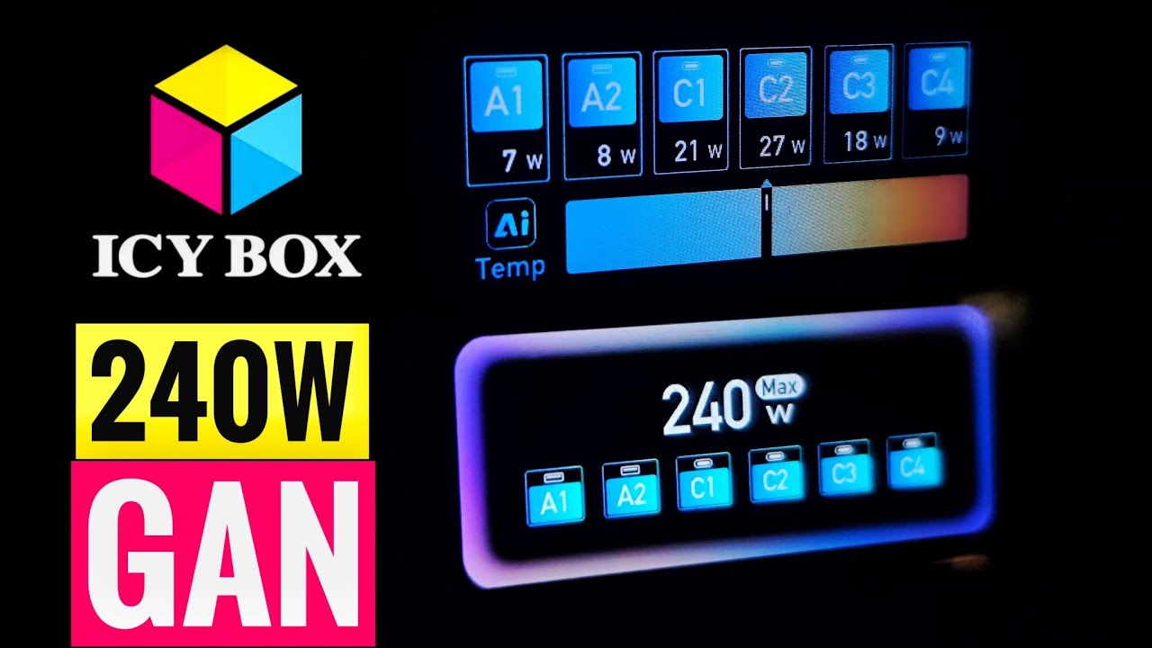 ICY BOX Diamond Charge 2401💥 IB-PS2401