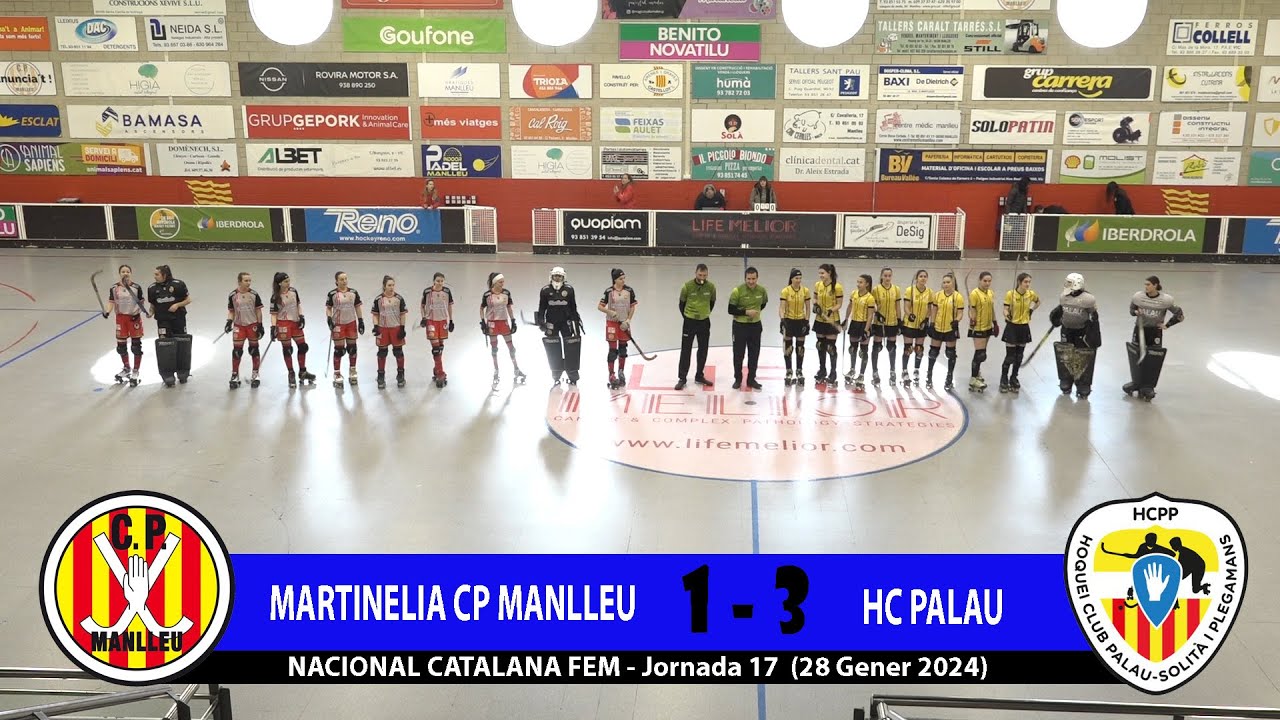 Resum MARTINELIA CP MANLLEU 1 -  3 HC PALAU