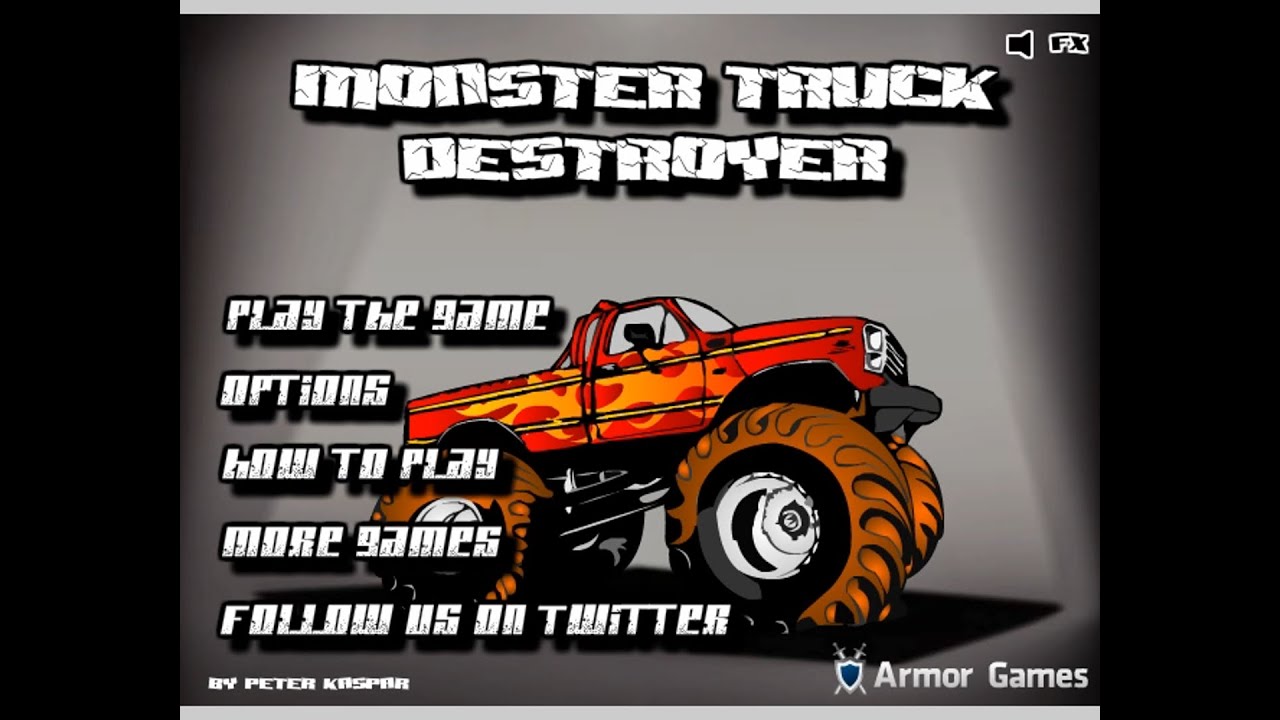 Monster Truck Destroyer - Full Walkthrough