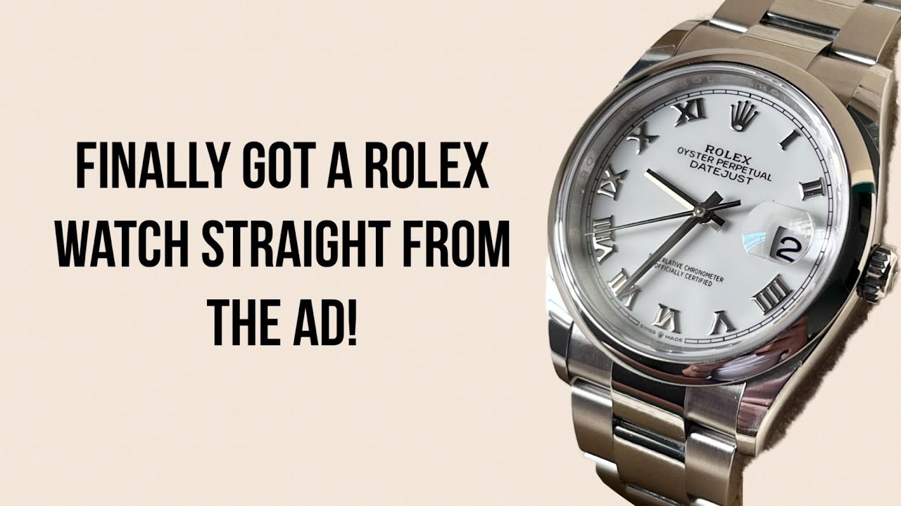 My First AD Issued Rolex! The Datejust 36 Reference 126200