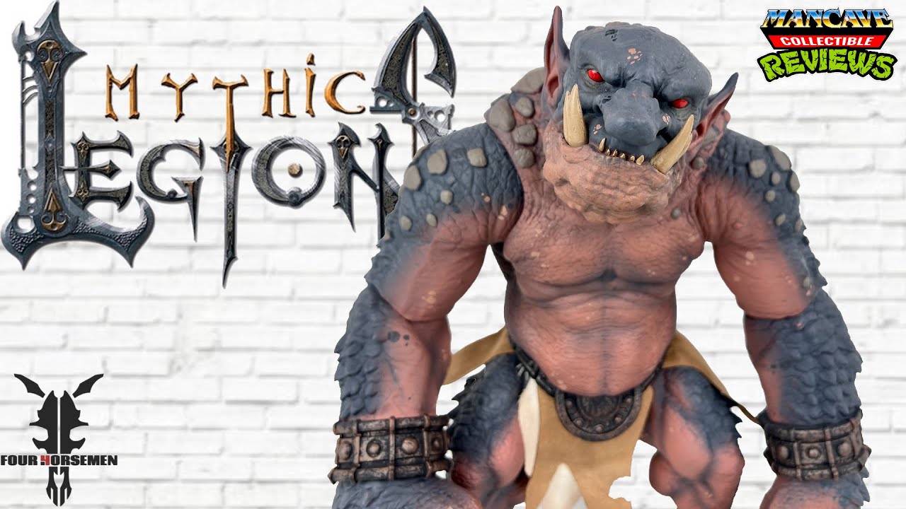 Mythic Legions STONE TROLL 2 Legion of Arethyr Four Horsemen Figure Review and Size Comparison
