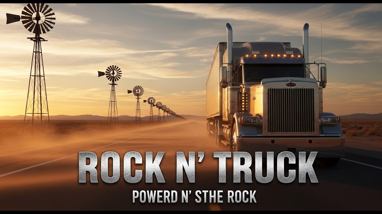 Truck Driving Highway Songs – Country Rock Playlist | Rock Miami Diesel #TruckDriving #CountryRock