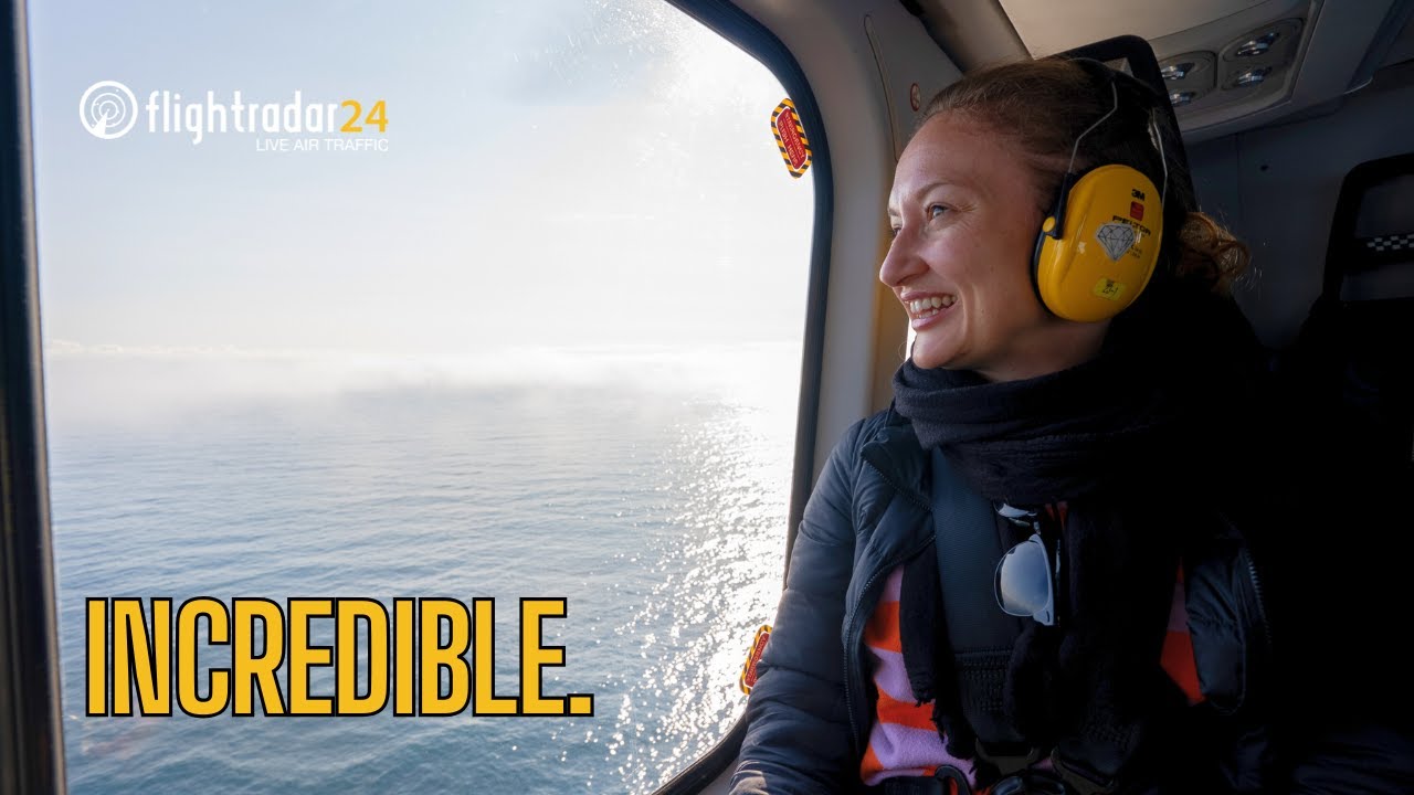 Flying a helicopter across the Norwegian Sea!