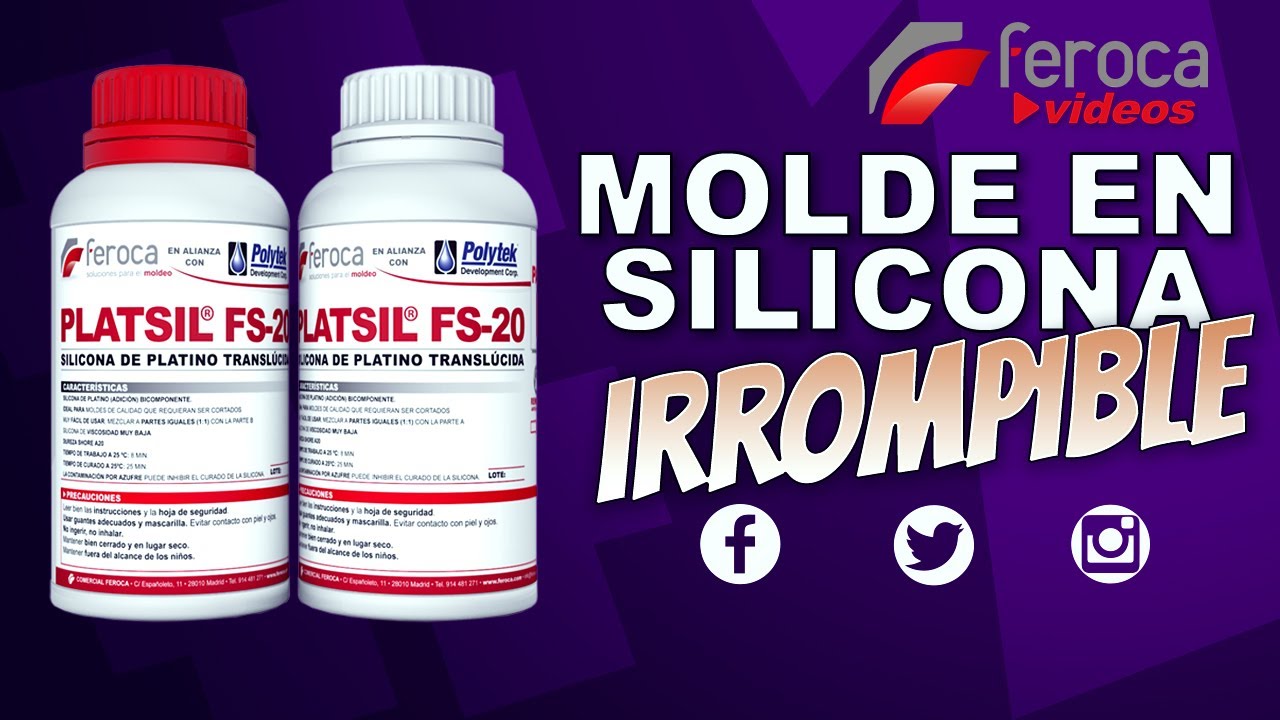 Molde en Silicona Translúcida · PlatSil FS20