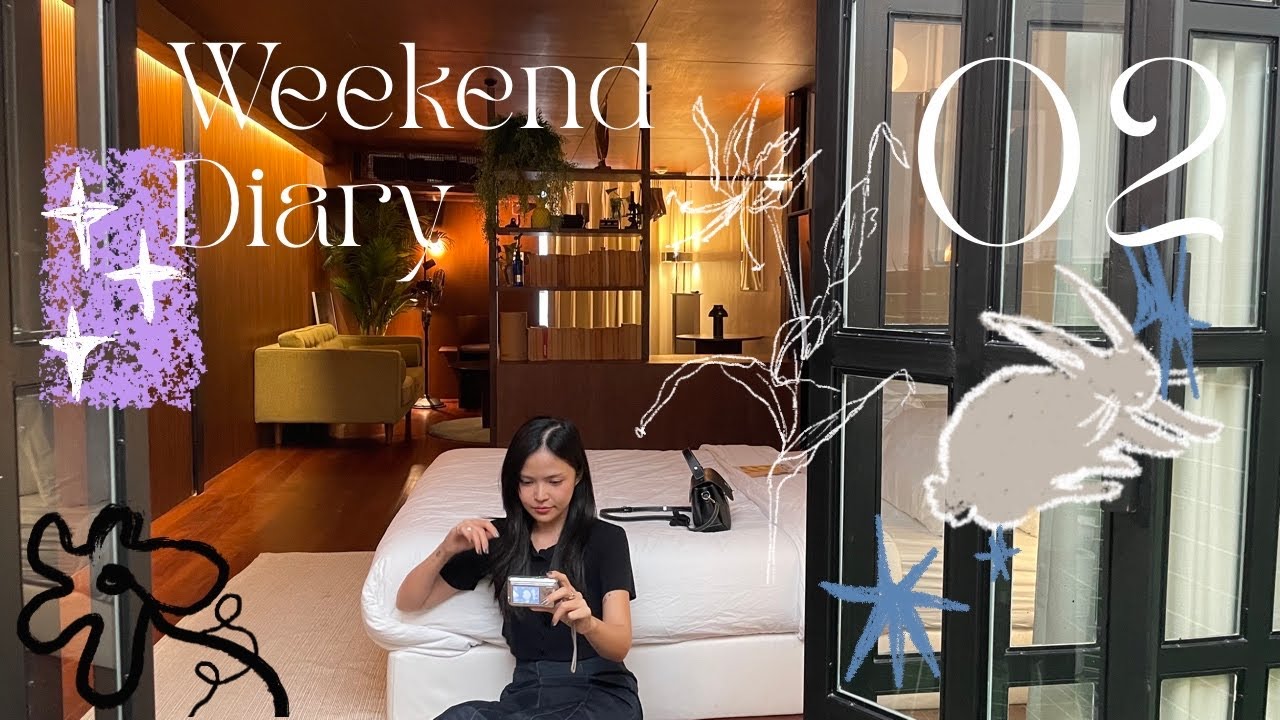 (En) Beautiful Airbnb in Bangkok  | Old Digicam Vlog, Living Diaries 🌃🖤