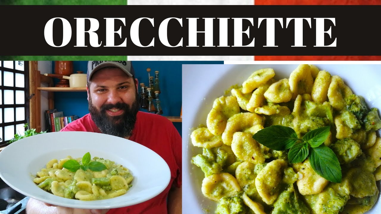 MASSA FRESCA COM BRÓCOLIS | ORECCHITTE COM BRÓCOLIS | RECEITA FÁCIL | AULA DE MASSA FRESCA | PASTA