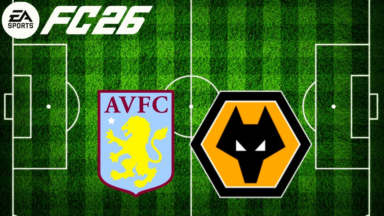 ASTON VILLA X WOLVERHAMPTON PREMIER LEAGUE 2026 SIMULAÇÃO FUTEBOL EA FC 26