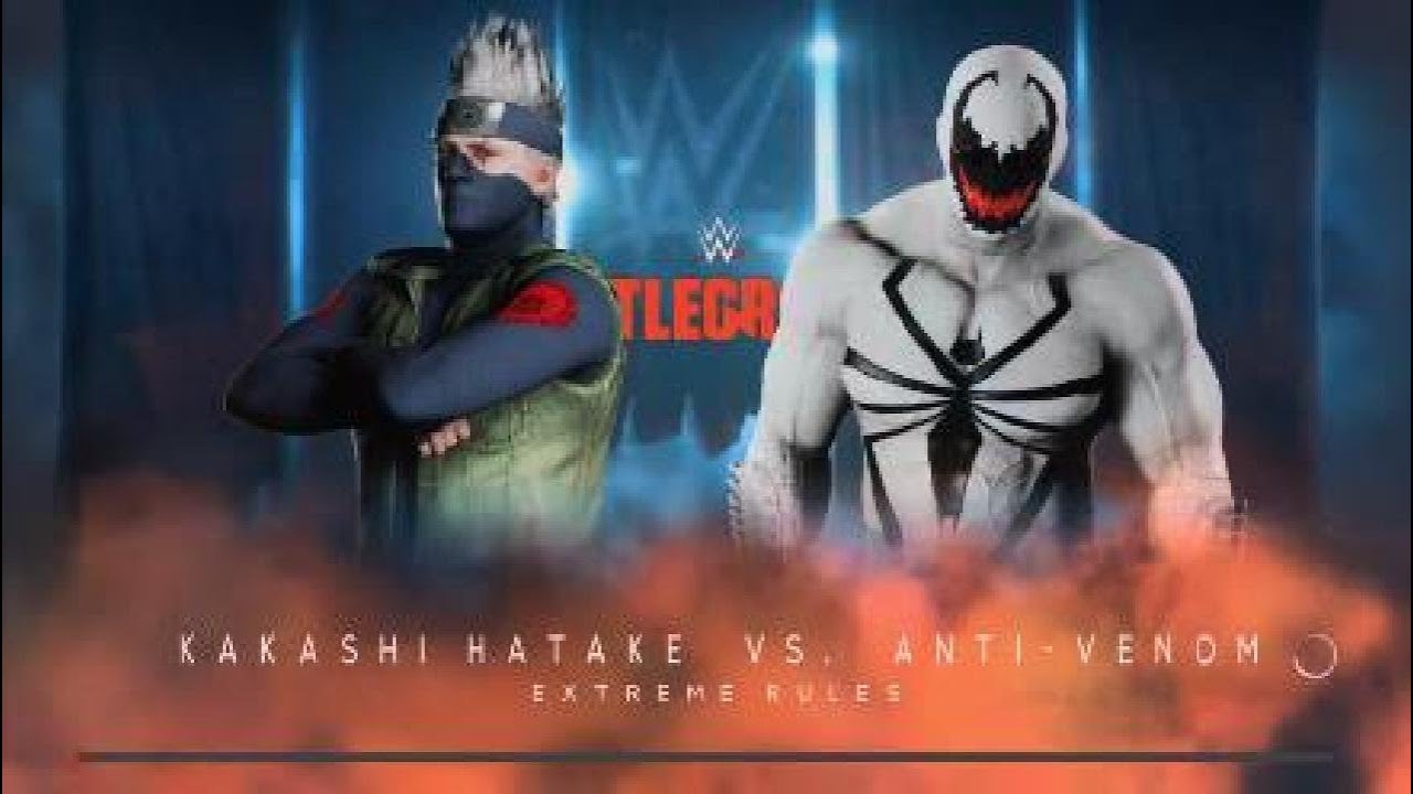 WWE 2K18 - Kakashi Hatake Vs. Anti - Venom Extreme Rules (PS5 4K HDR)