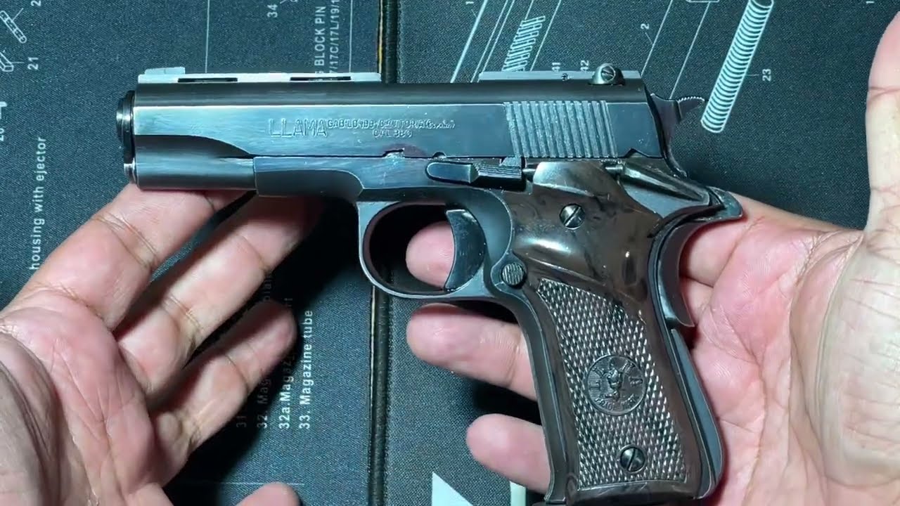 Pistola Llama Especial española cal.380 acp, 9mm corto, 9x17, 9mm kurz, 9mm browning, 9mm kratak