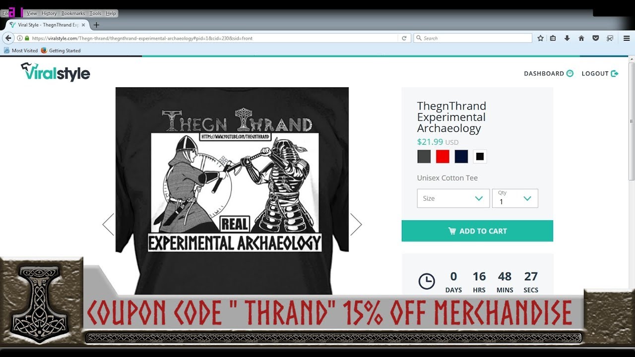 Thrand Gifts a Shirt to Roric and Rewards all that helped Channel!