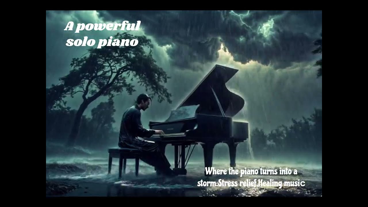 A powerful solo piano#healing #music #emotional #meditation #nature #classic #water #shorts #piano