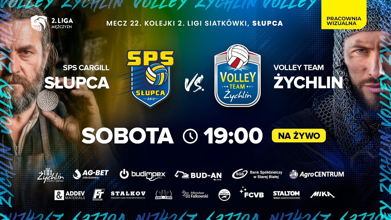 2 Liga. SPS Cargill Słupca - Volley Team Żychlin | Mecz 22. kolejki Grupy A.