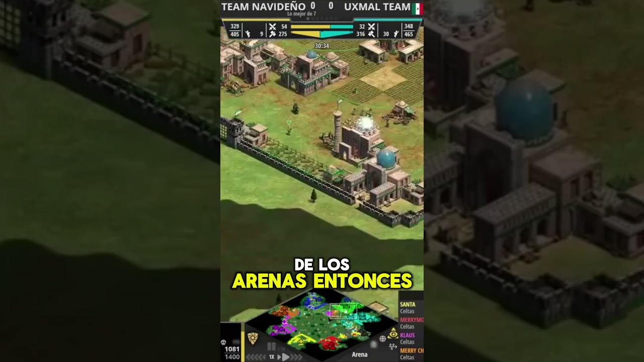 Uzzi y Combito Reyes de Arena | Age of empires 2 Definitive edition | AOE2