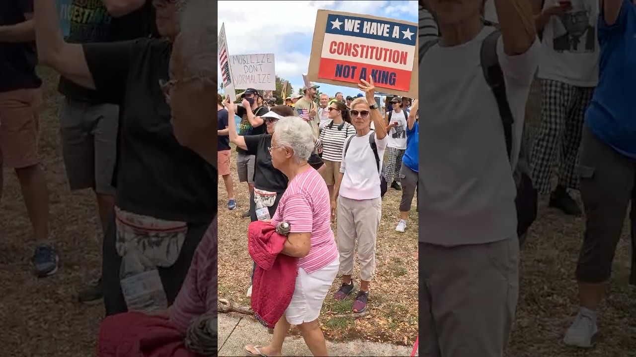 Peaceful Protest Today! Trump & This Administration is the Worse! Go Out and Protest! No Kings!
