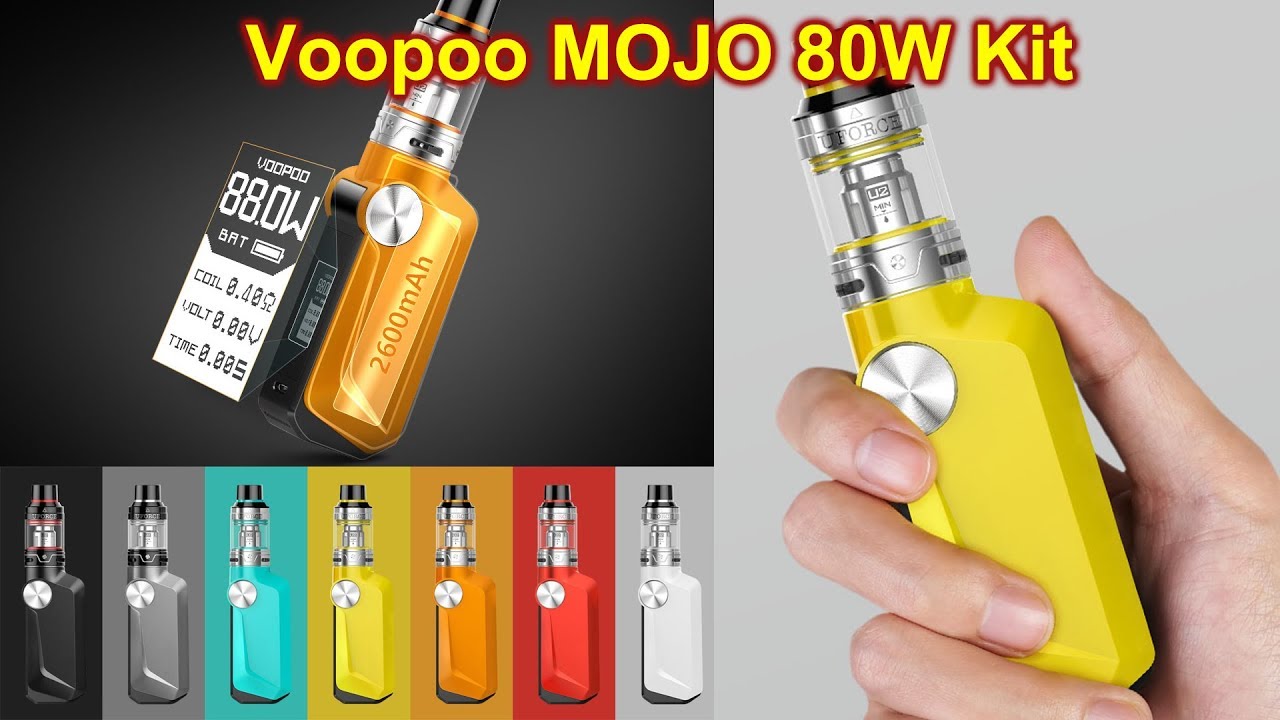 Voopoo MOJO 88W Kit with Uforce Subtank | 2600mAh | 2A quick charge | Gene Chip