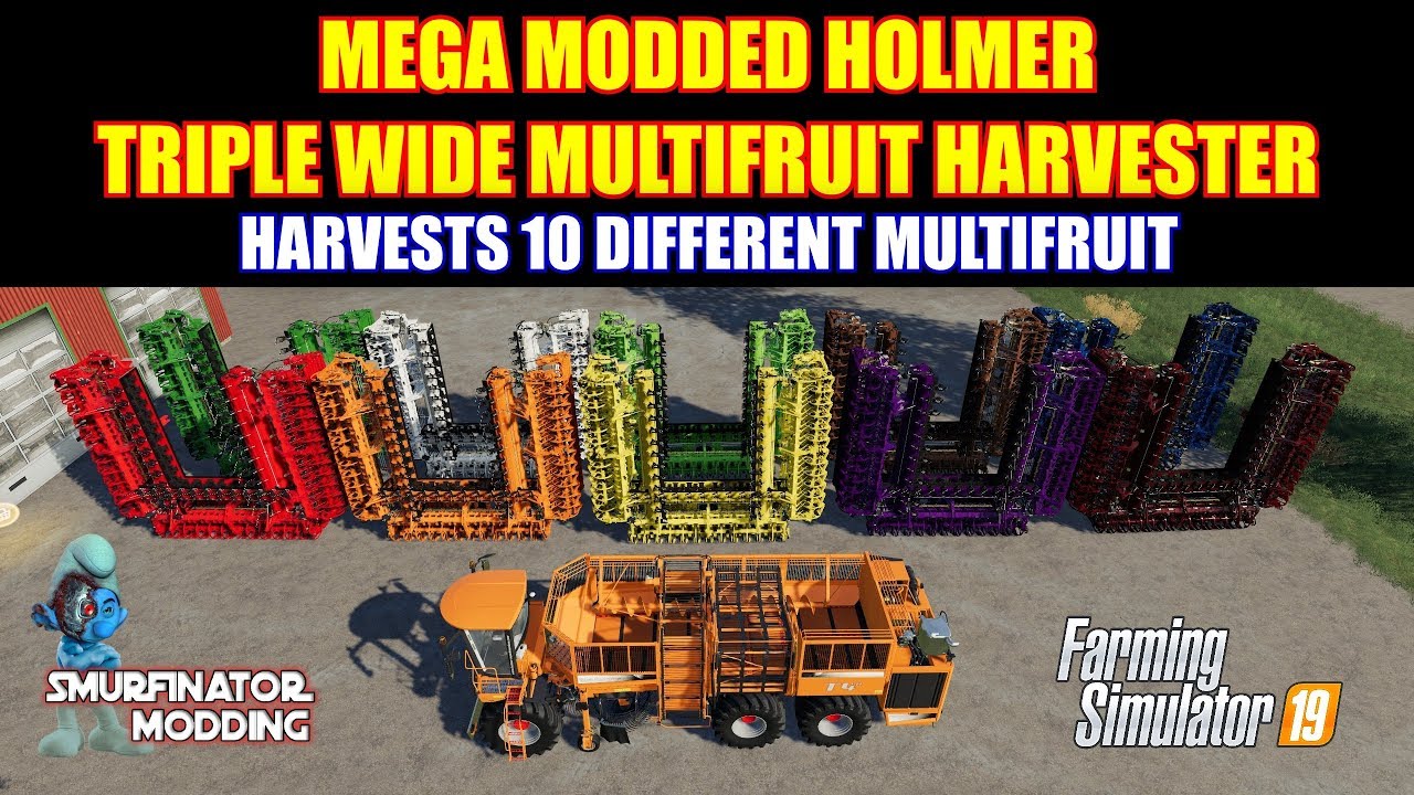Mega Modded Holmer Multifruit Harvester 
