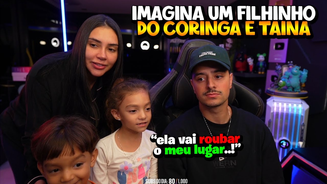SOBRINHA DA TAINA INVADIU A L1VE DO CORINGA E DEIXOU O CHAT IMPRESSIONADO! 😍