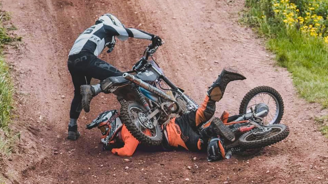 Wie ist das PASSIERT!? Simson-Cross || Pitbike-Masters Hirschfeld 2023 || Teil 2