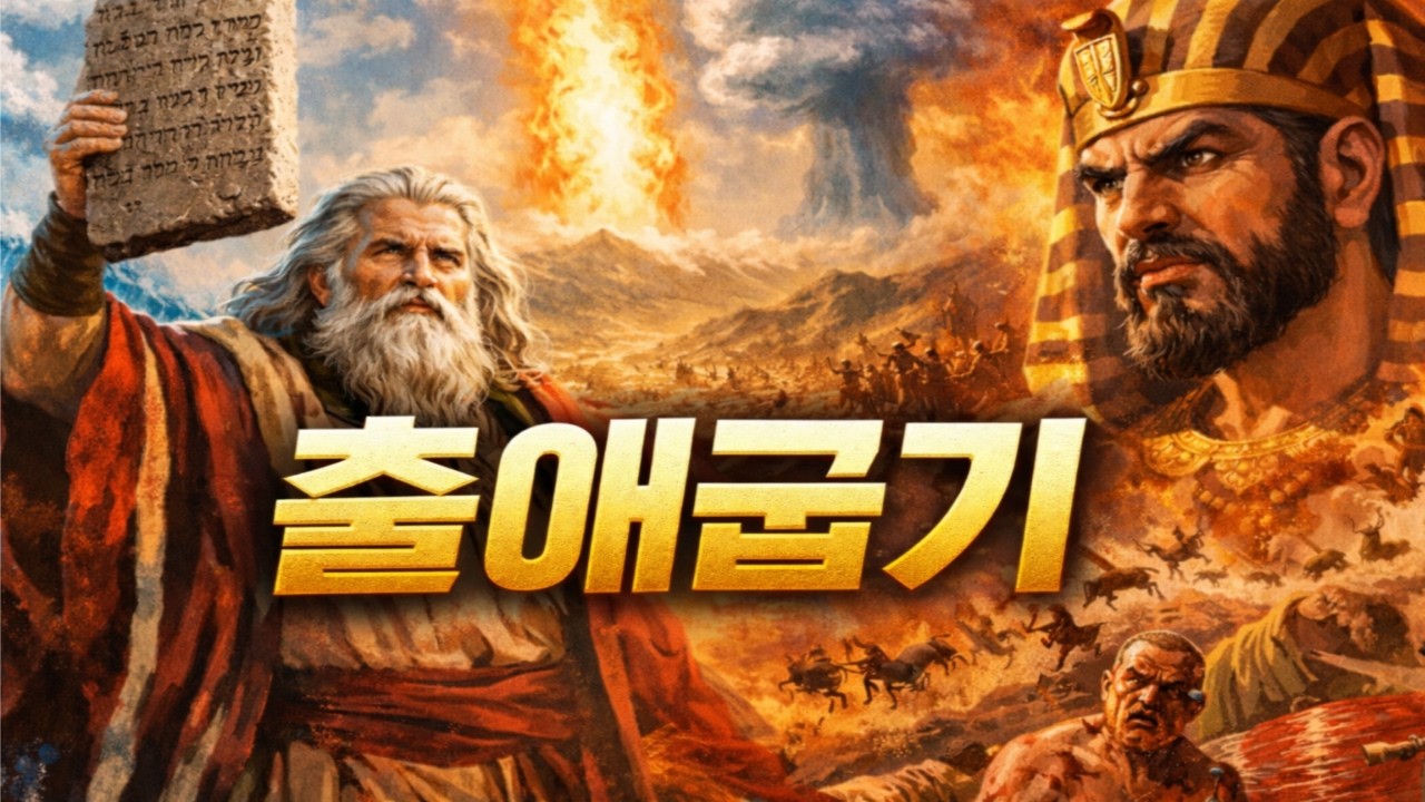 02. 구약성경 출애굽기｜요셉 이후 애굽에서 노예가 된 이스라엘, 모세의 부르심, 열 가지 재앙, 유월절, 홍해 도하까지