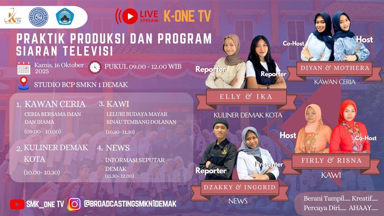 KAWAN CERIA | PRAKTIK PRODUKSI DAN PROGRAM SIARAN TELEVISI | XII BCP 1