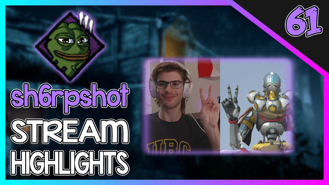 sh6rpshot STREAM HIGHLIGHTS #61 - DBD FAILS, OW2 BETA, FUNNY MOMENTS & More!