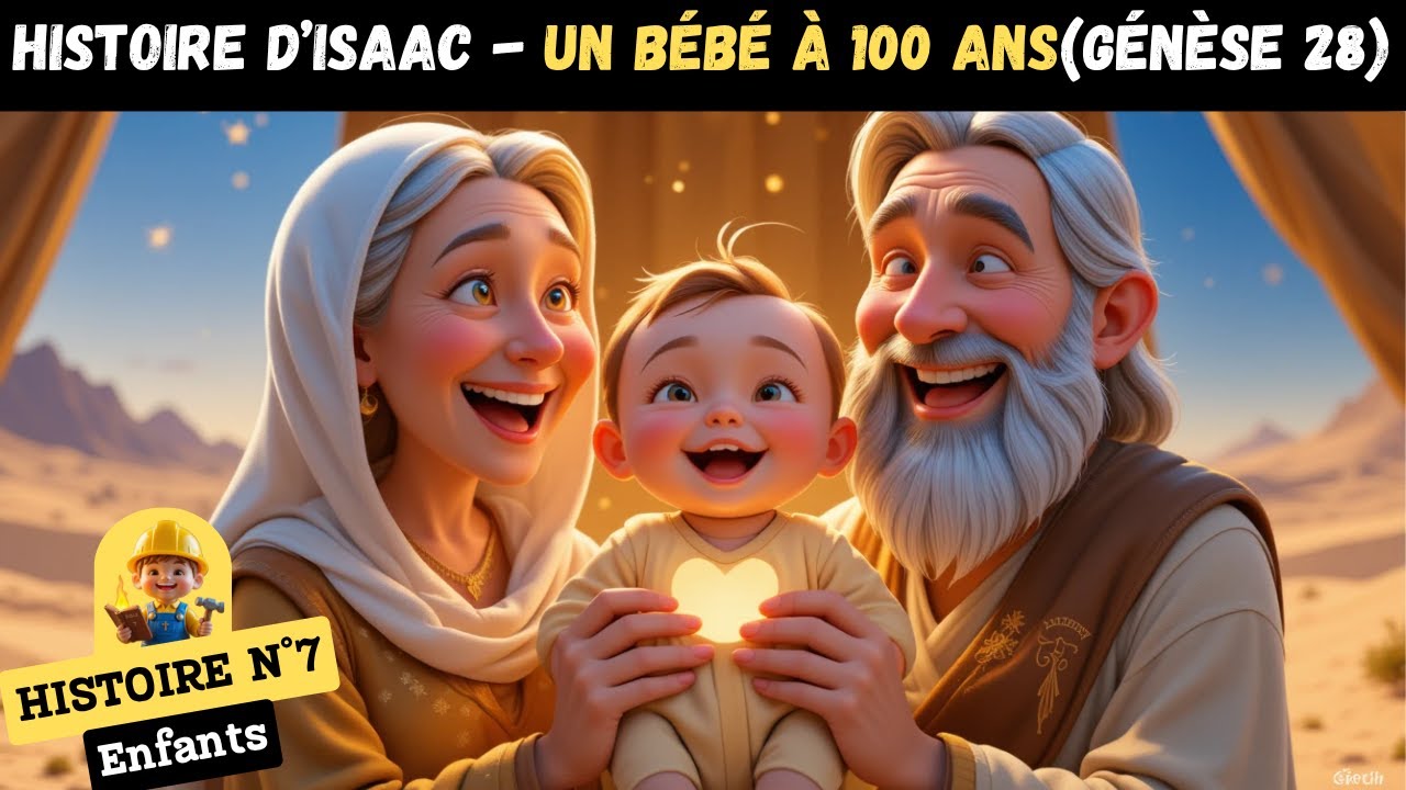 🎬 ✨L’HISTOIRE INCROYABLE D’ISAAC – Le Bébé du Miracle Promis par Dieu ! Spécial Enfants #isaac