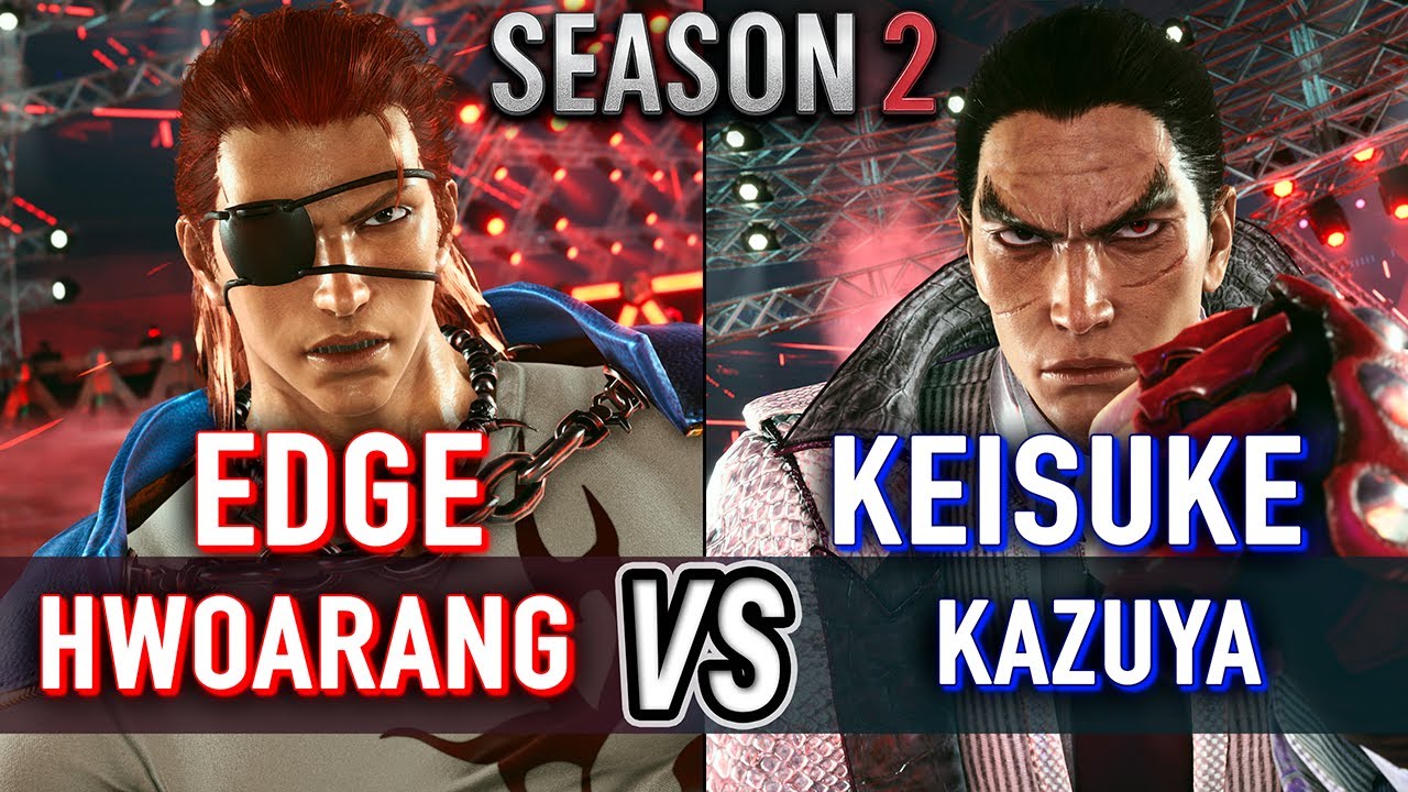 T8 🔥 EDGE (Hwoarang) vs KEISUKE (Kazuya) 🔥 Tekken 8 (SEASON 2) High Level Gameplay