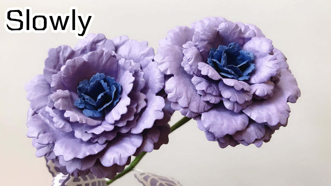 ABC TV | Как сделать цветок розы № 3 (медленно) | Flower Die Cuts - Учебное пособие по ремеслу
